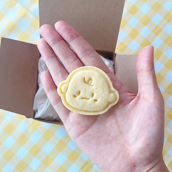 赤ちゃん 顔クッキーカッターセット / 赤ちゃん 形 クッキー型 / 百日 1歳誕生日祝い お返し 4枚目の画像