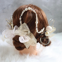 和玉　2本セット　選べるカラー　成人式髪飾り　卒業式　ウェディング　和装　成人式　髪飾り　着物　和ボール 7枚目の画像