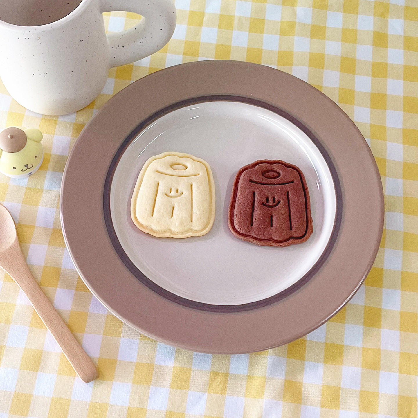 スマイルカヌレクッキーカッターセット / カフェクッキー型