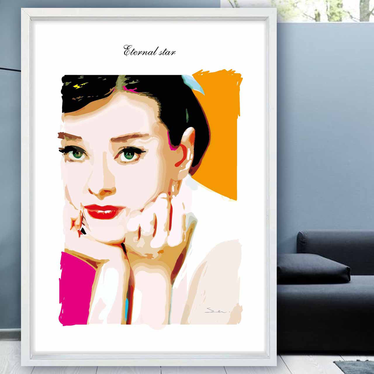 永遠のスター　イラスト　ポスター　A4 A3 A2 A1　アートポスター　アート/sei検索　1897