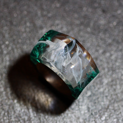 【限定作品】Nature Ring ウッドレジンリング 15号 6枚目の画像