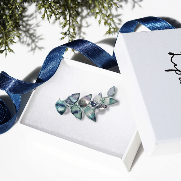 螢石葛花胸針 ~ 葛花 第9張的照片