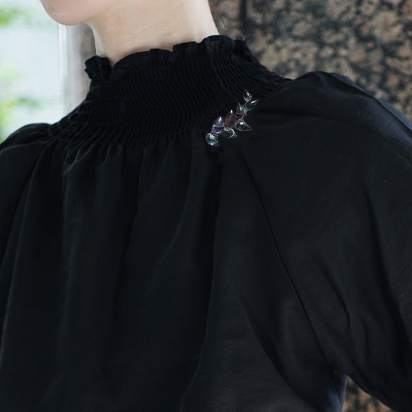 螢石葛花胸針 ~ 葛花 第4張的照片