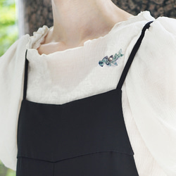 螢石葛花胸針 ~ 葛花 第7張的照片