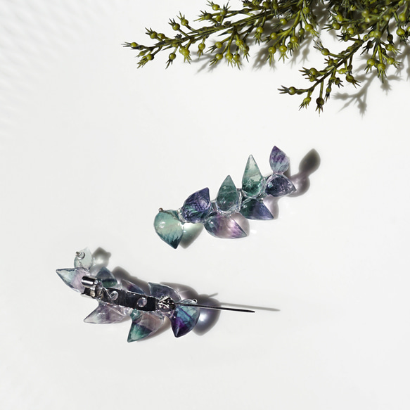 螢石葛花胸針 ~ 葛花 第6張的照片