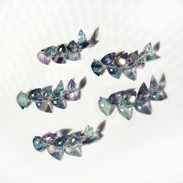 螢石葛花胸針 ~ 葛花 第5張的照片