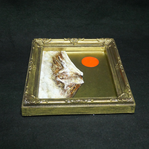 油絵 油彩 油彩画 絵 絵画 ミニ絵画【黄金富士山】 絵画 HR 通販