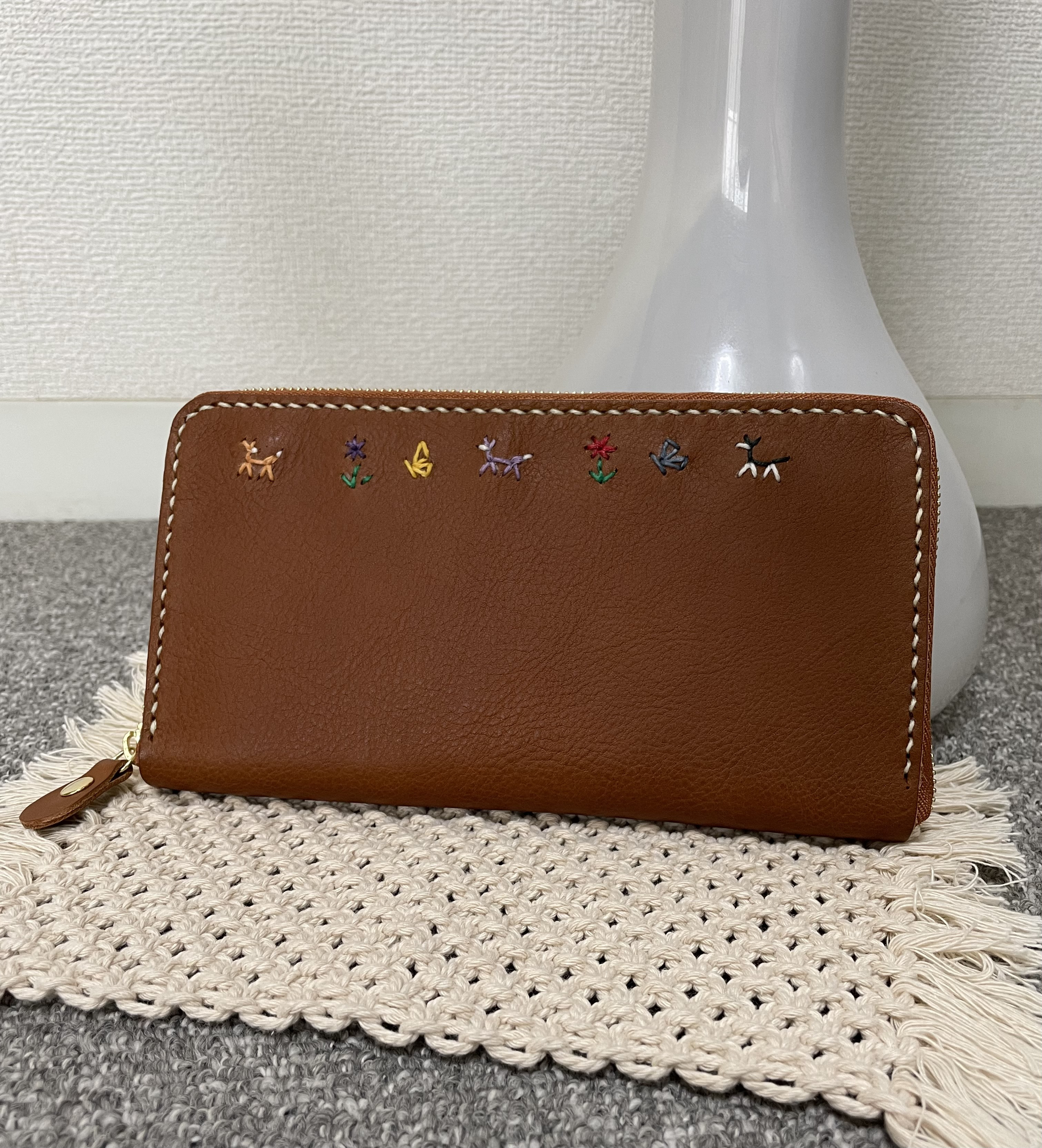 イタリアンレザー ラウンドファスナー長財布【parade】