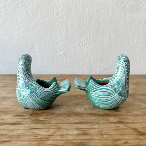 【美品】花器　陶器　メキシコ　置物　インテリア　工芸品　美術品　A2720 美品】花器 陶器 メキシコ 置物 インテリア 工芸品 美術品 A2720