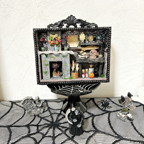 ハロウィン 魔女の部屋 その他インテリア雑貨 cardboard shabby666