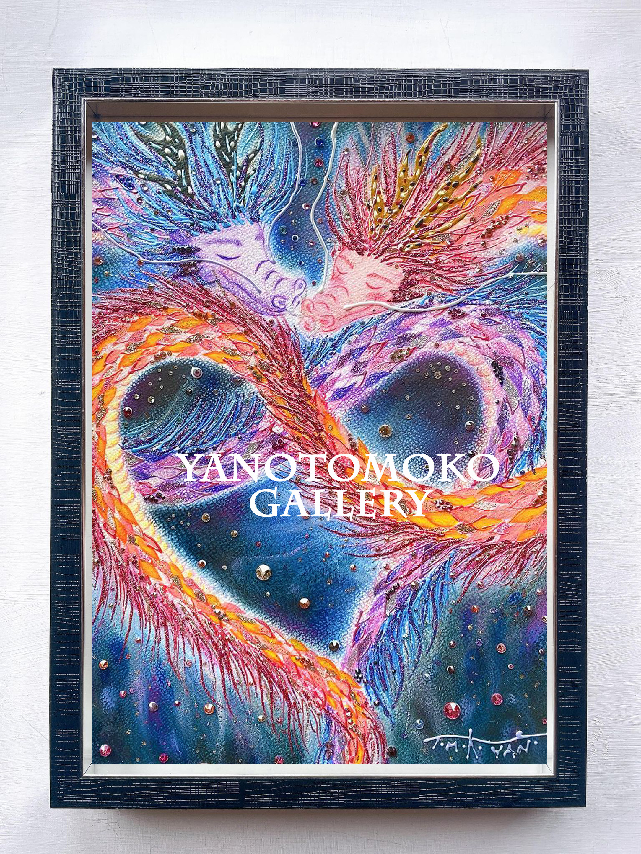 龍の絵 癒し 龍のイラスト 竜 龍神 ヒーリング ドラゴン 優しい 新作 ポスター パステル画 ホスピタルアート