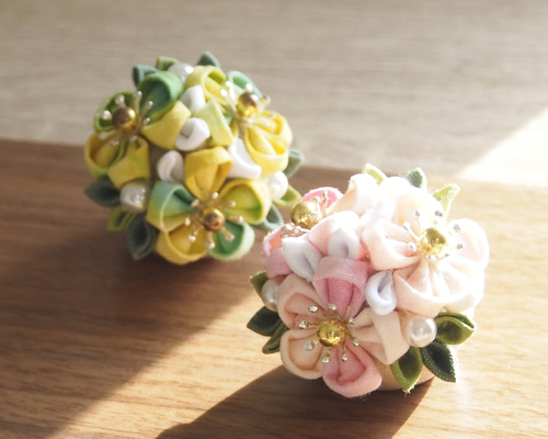 つまみ飾りの桜橘 ひな人形・雛飾り Atelier Alt 通販 16518532