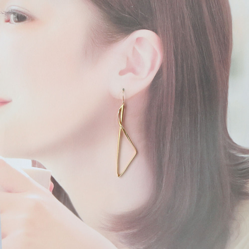 当店オリジナルパーツ】トライアングル デザイン / 14kgf ゴールド