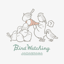 Tシャツ（JAMAENAGA / BIRD WATCHING / オカメインコ） 3枚目の画像