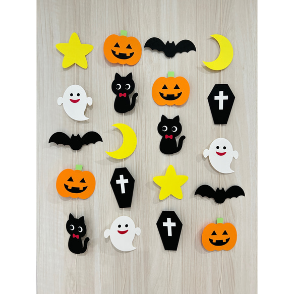 ハロウィンの吊るし飾り４点 4点セット】ハロウィン 飾り ハロウィーン 吊り下げ 装飾 玄関