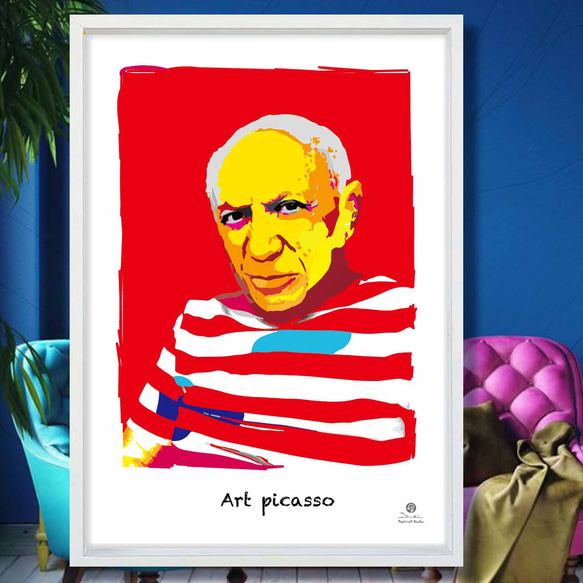 Art picasso　イラスト　ポスター　A4 A3 A2 A1　アートポスター　アート/sei/新着順検索　1885 2枚目の画像