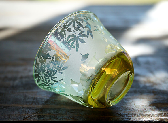 【再販】若紅葉と銀杏のお猪口 6枚目の画像