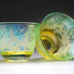 【再販】若紅葉と銀杏のお猪口 9枚目の画像