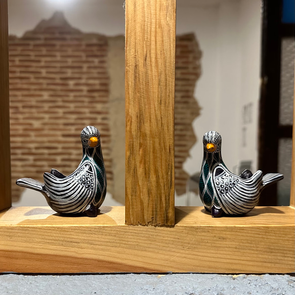 アマテナンゴ村の鳥の花器S（ブラック） 一輪挿し・花瓶・花器  