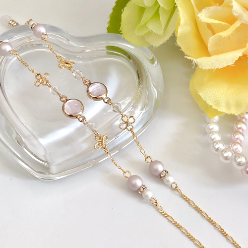 CHANEL メガネ　チェーン　アクセサリー　チャーム CHANEL メガネチェーンアクセサリーチャーム