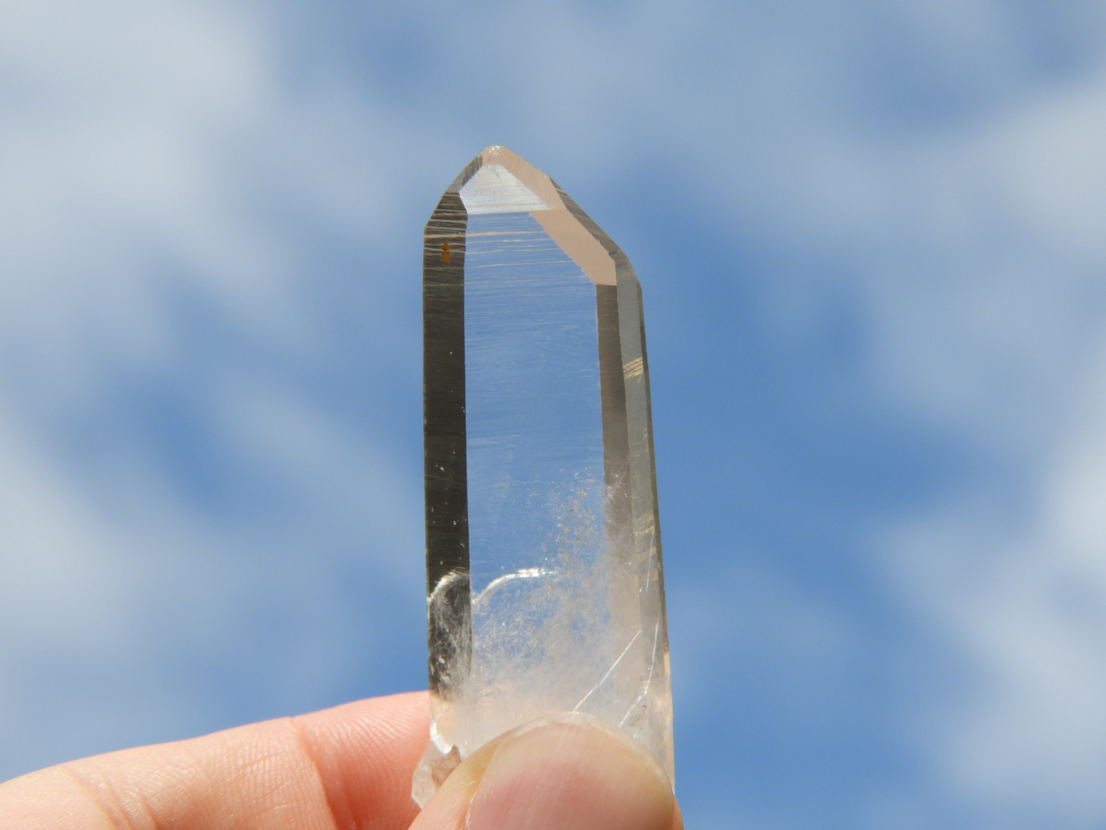 宝物に！透明なヒマラヤ水晶/ウォーターエッチング