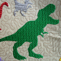 MZ DESIGN 　恐竜　刺繍レッスンバック 6枚目の画像