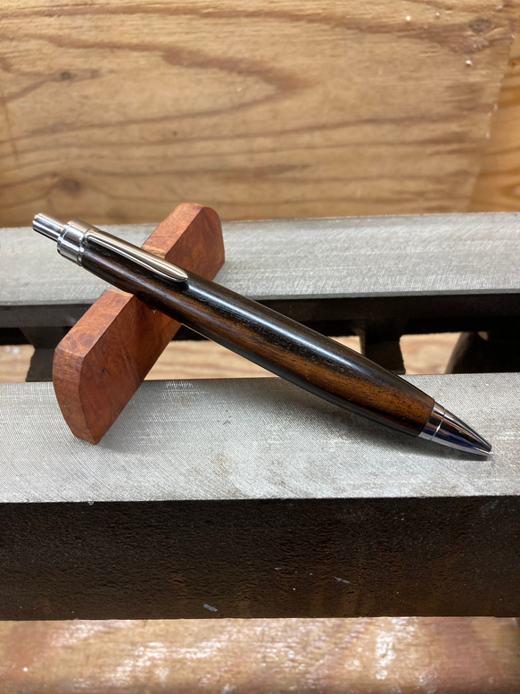 黒檀】ボールペン【縞黒檀】 ペン・筆記用具 Rei工房 通販 16519917