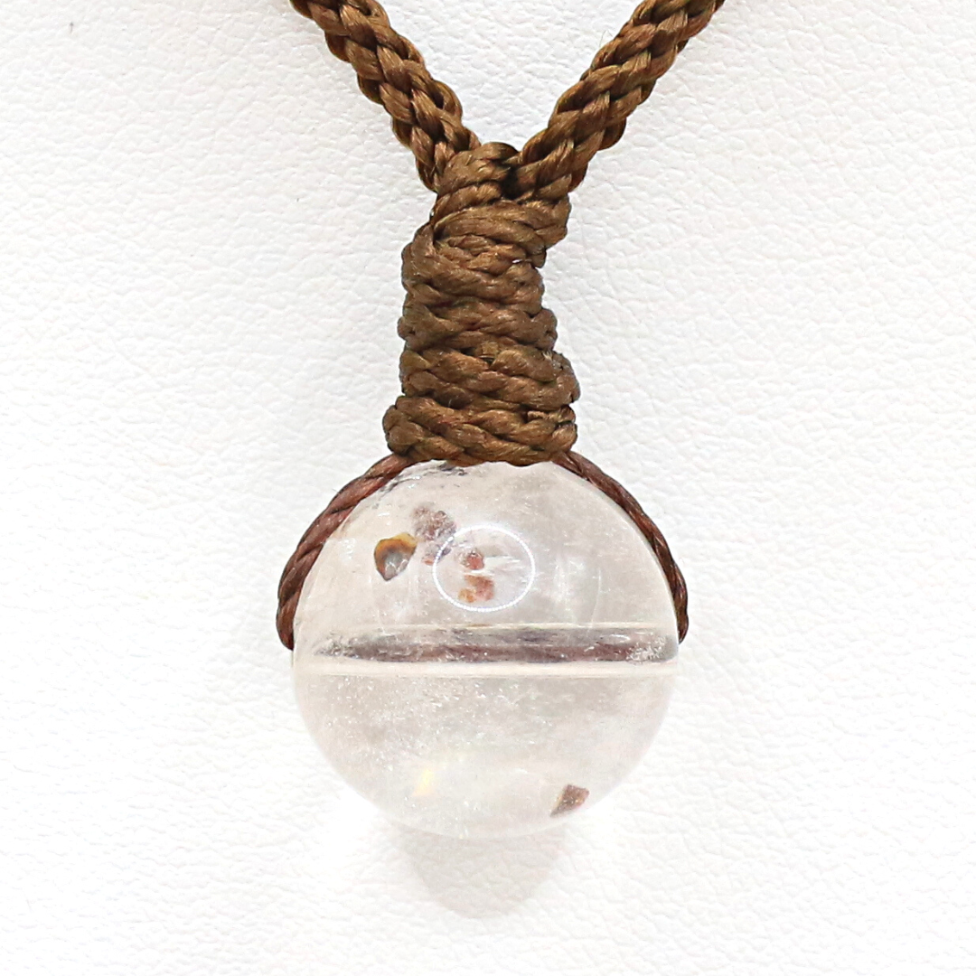 ガーネットインクォーツ 15mm ビーズ トップ beads216