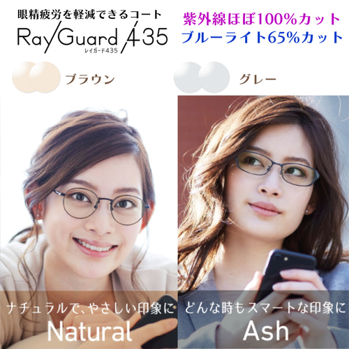 ラウンド型フレーム｜グレー×ゴールド｜近視用・乱視用・老眼鏡・だて