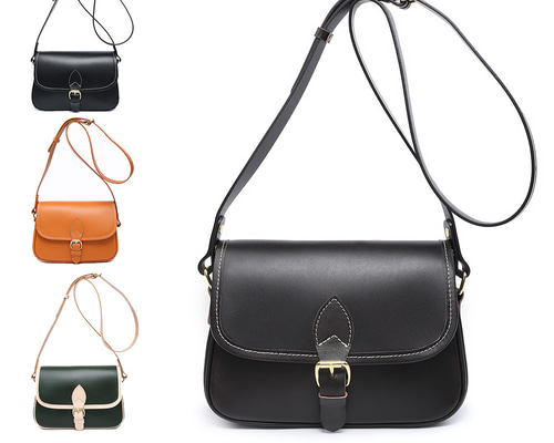 ショルダーバッグ ヌメ革 本革 斜めがけ しっかりとした作り