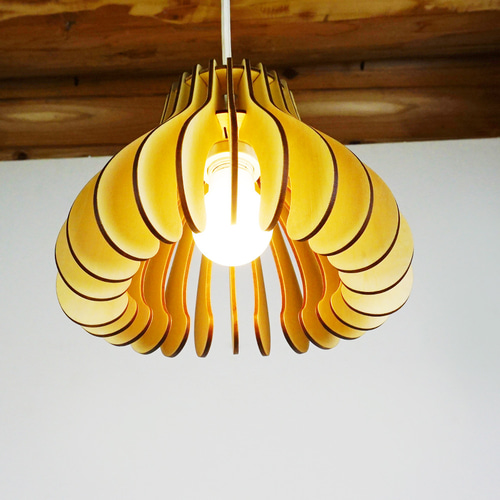 ナカオランプ 木製 ハンドメイド 照明 ペンダントライト NRH-1402