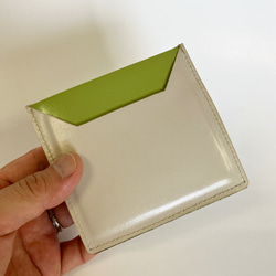 Fuji coin case〜小銭とカード入れ〜(スムースレザー) 2枚目の画像
