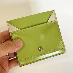 Fuji coin case〜小銭とカード入れ〜(スムースレザー) 1枚目の画像