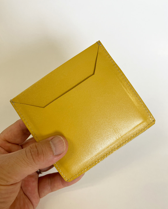 Fuji coin case〜小銭とカード入れ〜(スムースレザー) 2枚目の画像