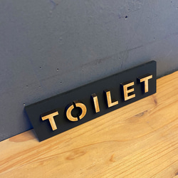 トイレサイン・トイレ看板・トイレ案内・文字サイン 9枚目の画像