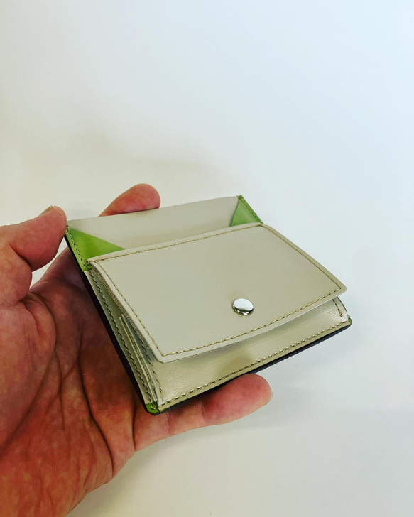 Fuji coin case〜小銭とカード入れ〜(スムースレザー ) 3枚目の画像