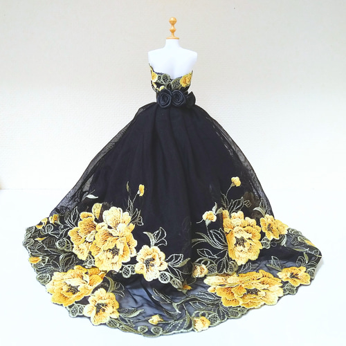現品限り!!!【送料込み♪】一点物【新品未使用】豪華♡黒薔薇×レース　和装ベルト 21416979d85cdba43f07a01c5eae34