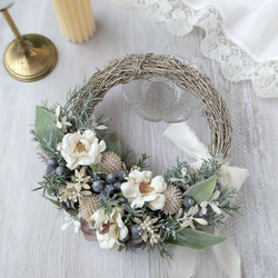 ◇ベリーたっぷりハーフリース◇ニュアンスカラーのフレンチシャビーな