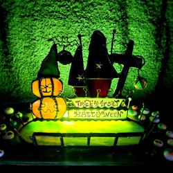 ハロウィンの小物入れ「ニコニコかぼちゃのハロウィンパーティー」 1枚目の画像