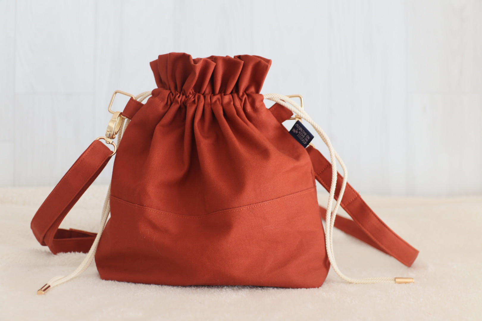 巾着 LABUBU グレー Konjac Bag Ball