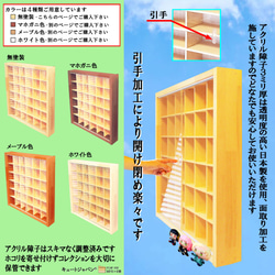 一番くじ ちょこのっこ フィギュア コレクションケース ３６マス(６×６マス)アクリル障子 日本製 ガチャガチャ 2枚目の画像