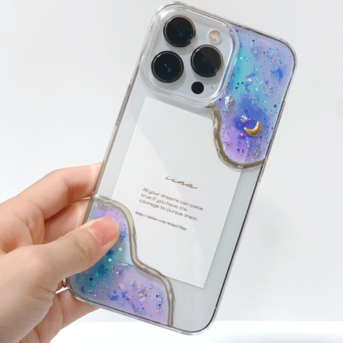 夜空の贈り物**月明かり輝くスマホケース ｜iPhoneケース  