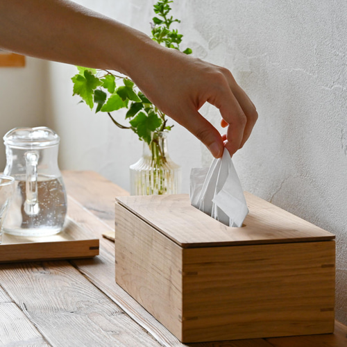 山桜のティッシュケース その他インテリア雑貨 トリックフォアトリート