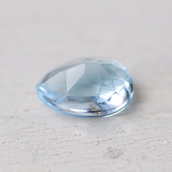 ブルー・トパーズ＊ペアシェイプ・バフトップ・カット＊3.68ct＊10.7×8.0mm＊TSB-050 2枚目の画像