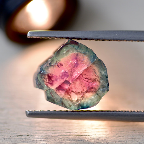 ウォーターメロン・トルマリン＊スライス・カット＊3.90ct＊10.5