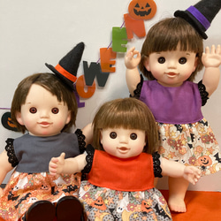 キュートなハロウィンワンピース♡（IV）　ぽぽちゃん　服　ワンピース　USAコットン 5枚目の画像