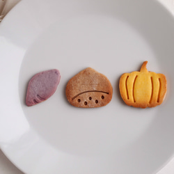 クッキー型　「芋・栗・かぼちゃ」　３点セット 2枚目の画像