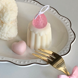 くまケーキキャンドル ハンドメイドキャンドル 韓国キャンドル