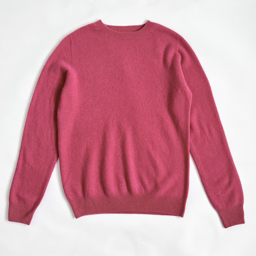 無縫製☆100％カシミア】カラフル6色＊丸襟セーター＊S～XXLサイズ/T