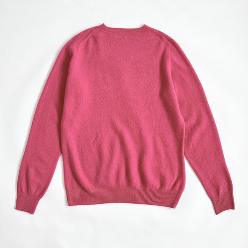 無縫製☆100％カシミア】カラフル6色＊丸襟セーター＊S～XXLサイズ/T